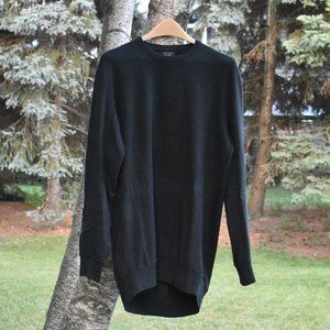 Zara Mens Crewneck Black Sweater